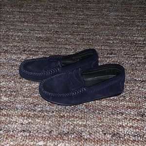 Boys suede loafers